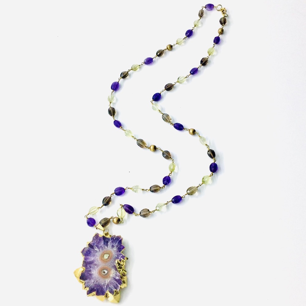 Fantastic fashion necklace with BRILLIANT colors